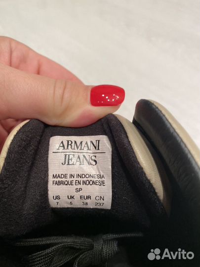 Ботинки armani jeans