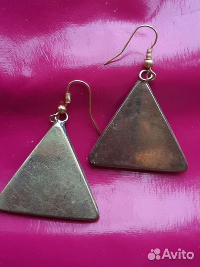 Серьги с бирюзой и кораллом