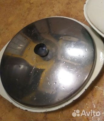 Жаровня чугунная СССР (утятница, гусятница)