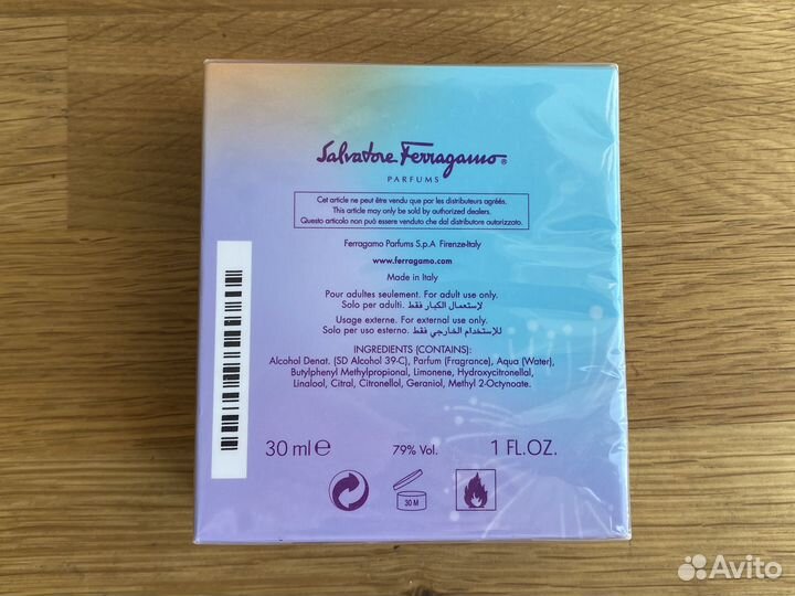 Salvatore Ferragamo Incanto Shine edt 30мл Слюда