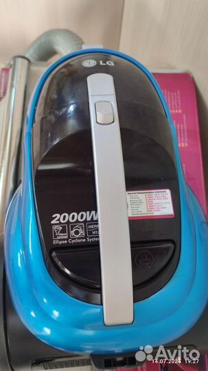 Пылесос lg ellipse cyclone 2000w