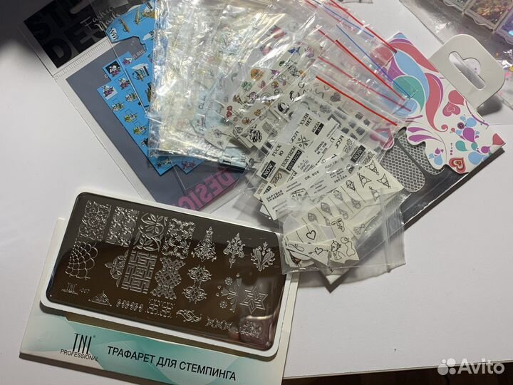 Для маникюра фреза пушер пилка баф стемпинг крем