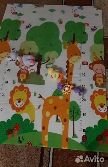 Детский коврик для ползания новый