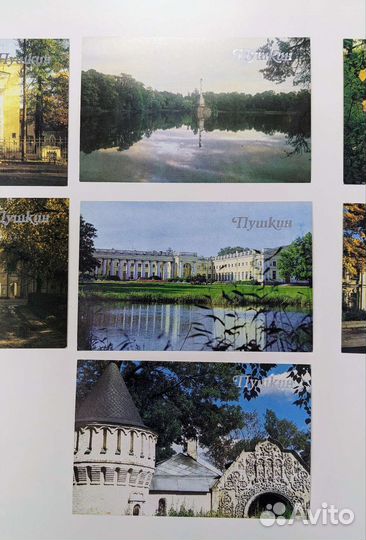 Набор советских открыток город Пушкин 1988г