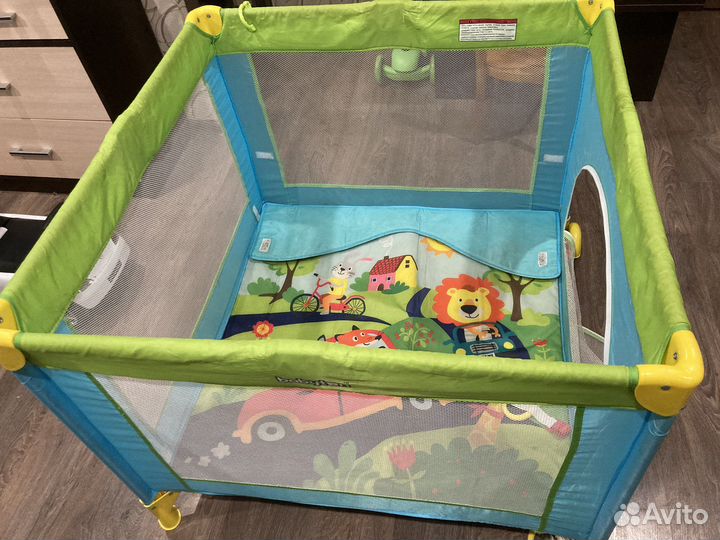 Большой детский манеж babyton