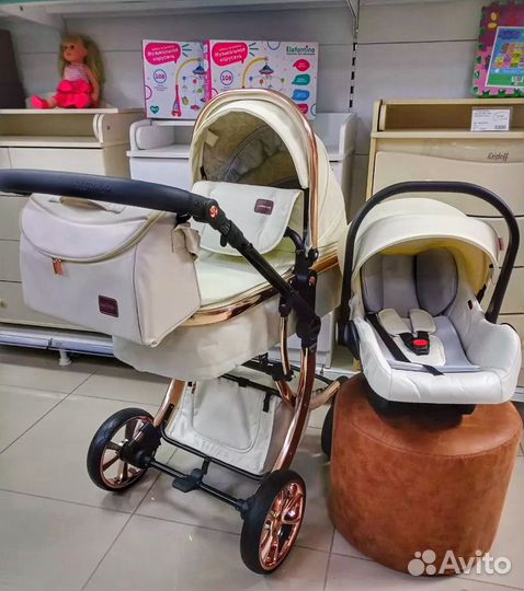Коляска luxmom 3 в 1 бу
