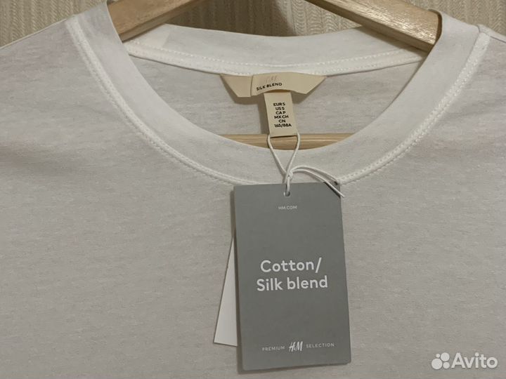 Футболка шёлк H&M Premium новая