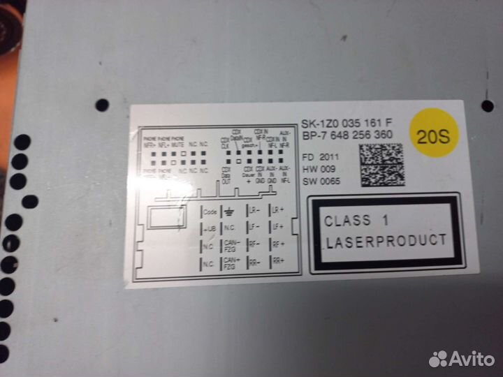 Штатная магнитола Skoda Octavia A5