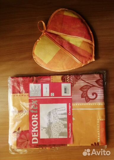 Скатерть на пвх основе + прихватка