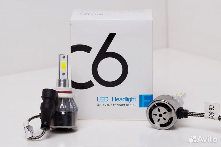 C6 LED Лампа HB3 (9005) 18Ват 12-24V