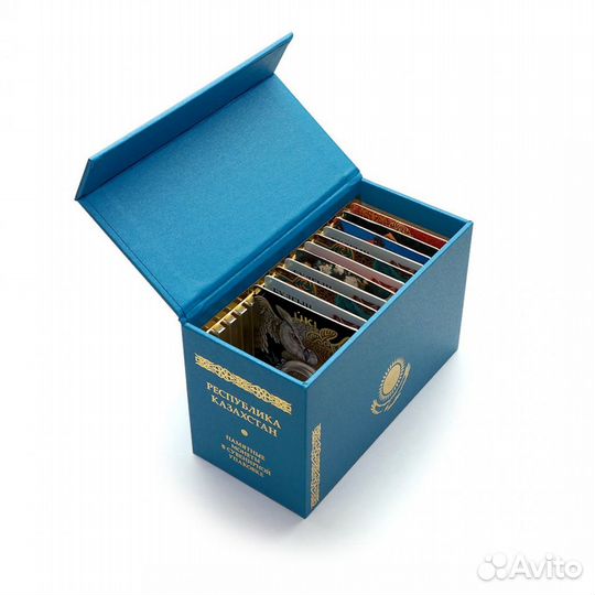 Бокс для монет Казахстана в блистерах