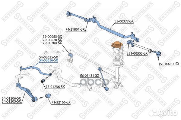 Рычаг верхний правый BMW E24/E28 all 81-89 540