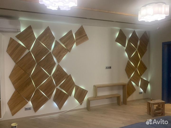 Стеновые панели из массива