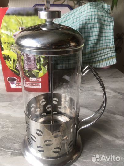 Френч пресс для приготовления кофе и чая 1000 мл