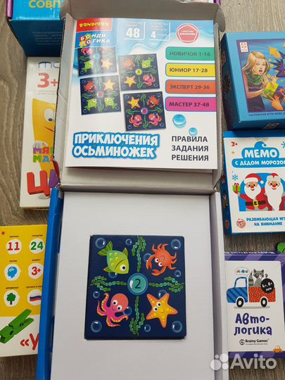 Развивающие настольные игры