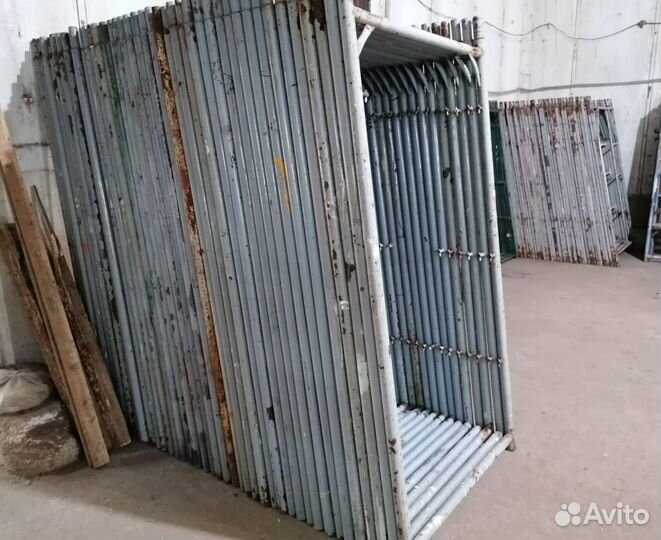 Леса строительные. Рамные леса