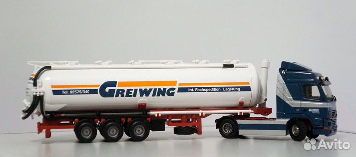 1/50 Volvo силос цистерна бочка Tekno раритет
