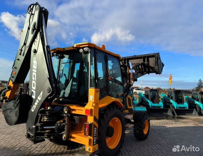 Экскаватор-погрузчик RIGOR HD100, 2024