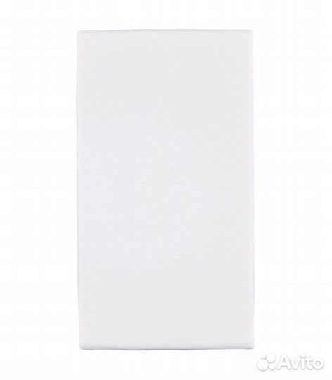 Заглушка для кабель-канала Viva 45016 белая под 1