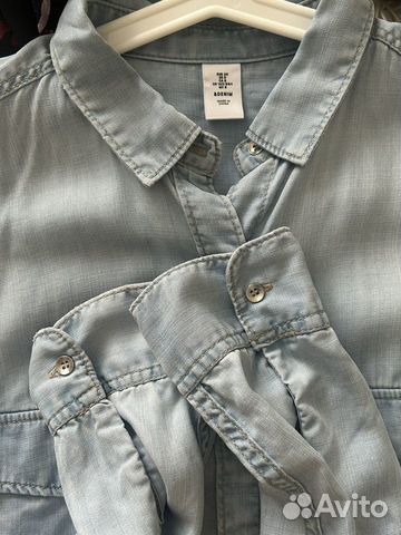 Джинсовая рубашка H&M