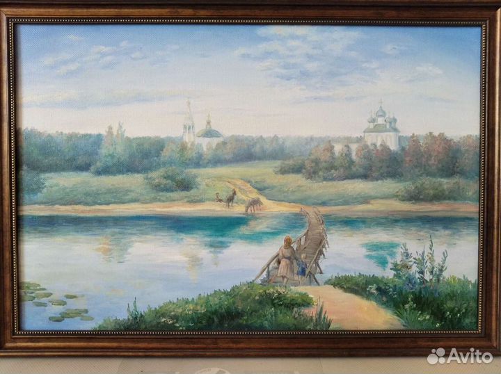 Картина Через реку