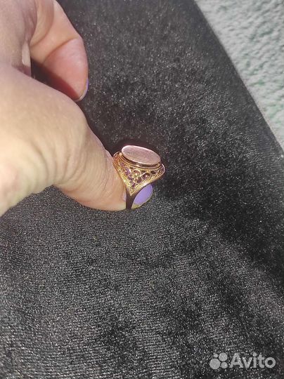 Золотое кольцо 585 пробы лодка