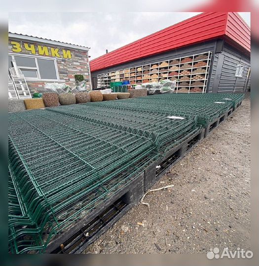 Забор сетка 3д