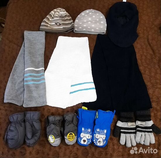 Шапка и шарф зимние