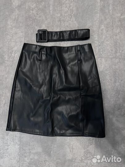 Кожаная юбка