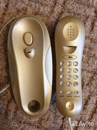 Стационарный телефон кнопочный