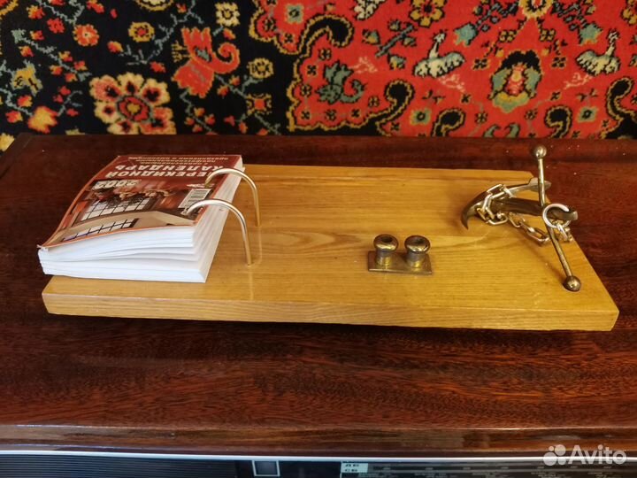 Календарь настольный перекидной СССР якорь латунь