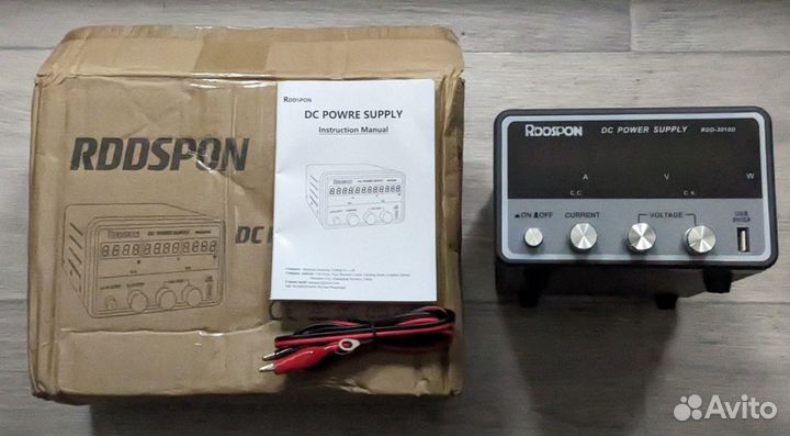 Лабораторный блок питания rddspon 10V 30A RDD-1030