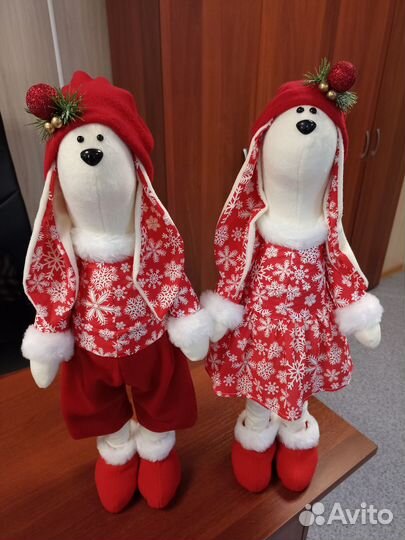 Новогодние зайки