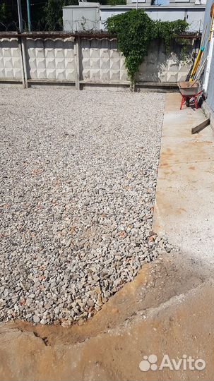 Асфальтирование с материалом