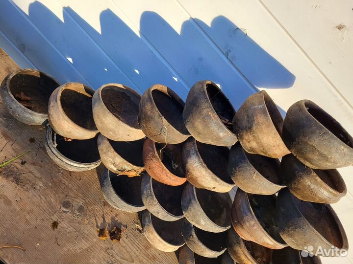 Чашки-кашники старинные. Керамика