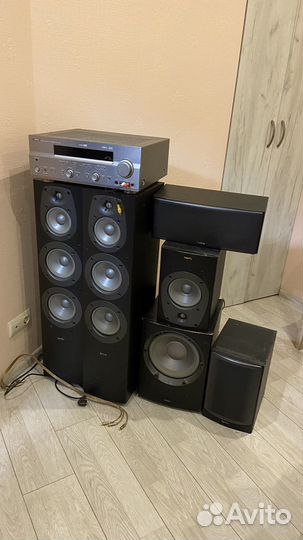 Акустическая система infinity + сабвуфер yamaha