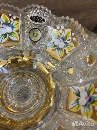 Хрустальная посуда богемия