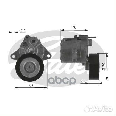 Натяжитель ремня приводного MB W210/211/202/203