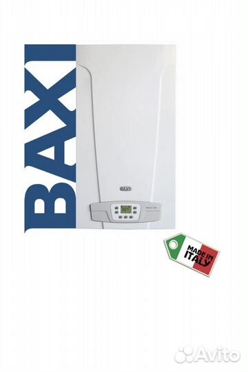 Газовый котел 2х контурный новый Baxi