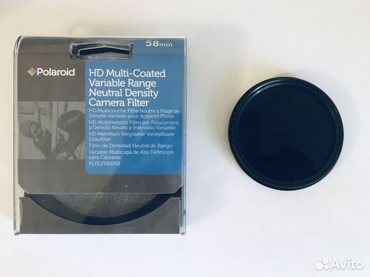 Нейтральный регулируемый серый фильтр Polaroid 58м