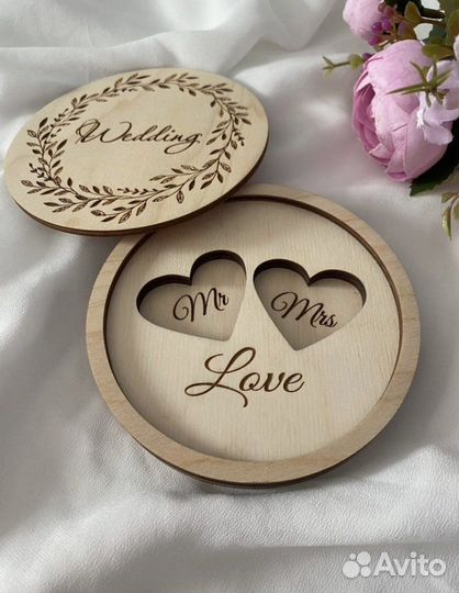 Коробка для обручальных колец