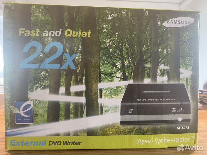 Портативный (внешний) оптический привод dvdrw DVD