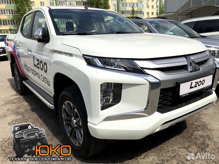 Защита порогов Mitsubishi L200