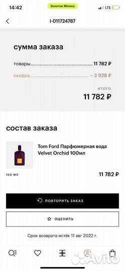 Парфюмерная вода