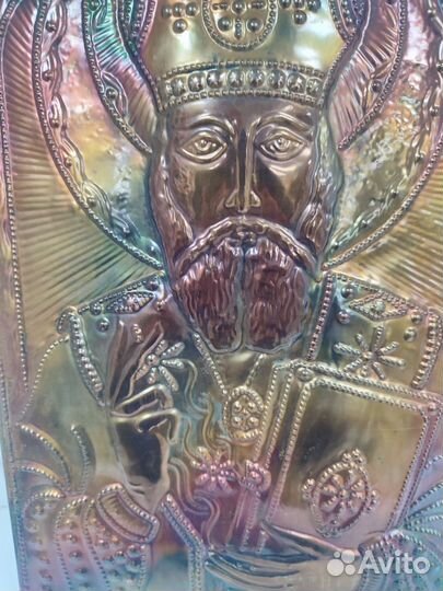 Редкая чеканная Икона
