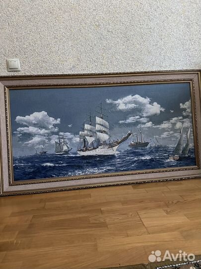 Картина в раме гобелен