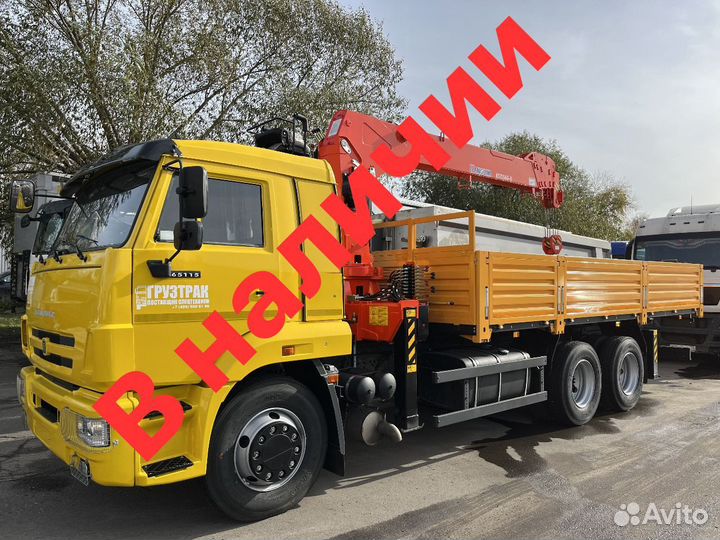 КАМАЗ 65115-48 (А5) с КМУ, 2023