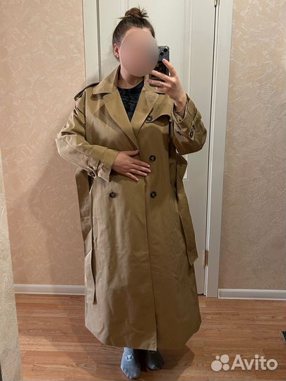 Тренч женский оверсайз 44