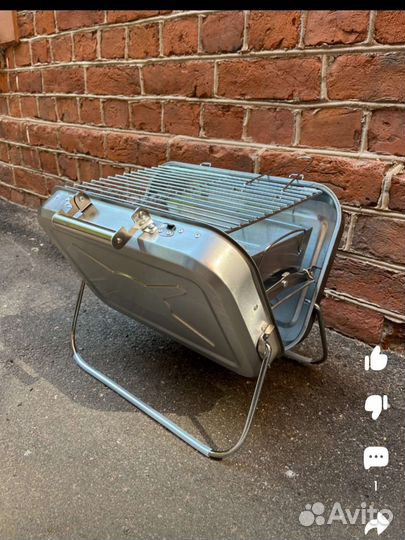 Мангал гриль сборный в чемодане