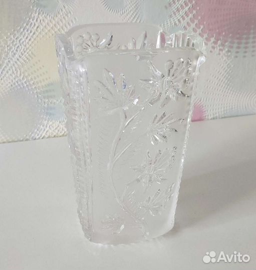 Хрустальная ваза для цветов СССР